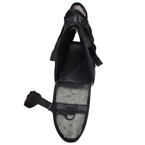 PORTABLE Foldable Cat/Dog Transport Bag Carrier Bag Mesh Breathable Travel Bag - Picture 3 of 9